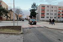 Zrekonstruovaná křižovatka ulic Erbenova a Palackého.