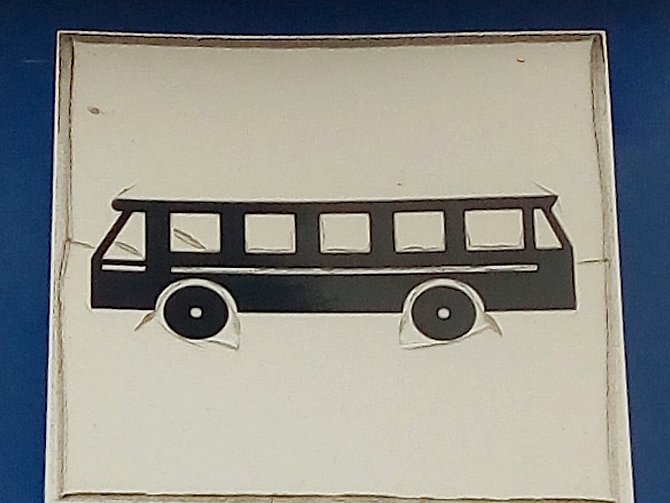 Autobusová zastávka, ilustrační foto
