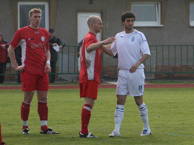 Ze zápasu ČFL: FK Mladá Boleslav "B" - FK Náchod-Deštné (5:0)