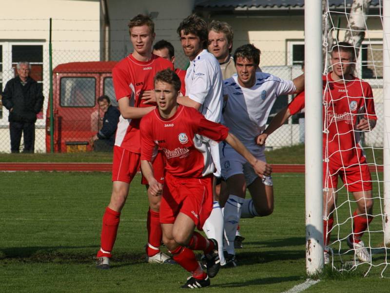 Ze zápasu ČFL: FK Mladá Boleslav "B" - FK Náchod-Deštné (5:0)