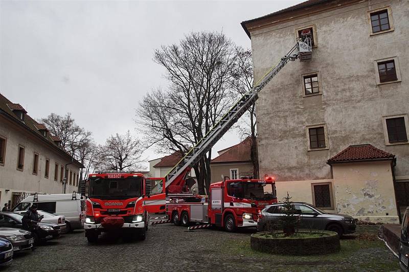 Ze cvičení mladoboleslavských hasičů.