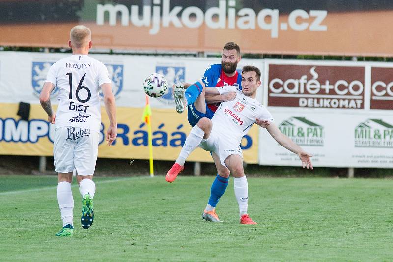 Fortuna liga - skupina o titul, 4. kolo: FC Hradec Králové - FC Viktoria Plzeň, hráno v Mladé Boleslavi