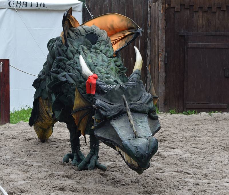 Kejklíři, akrobati, řemeslníci ale i rytíři se sjeli na hrad Kost, aby návštěvníkům předvedli své umění.