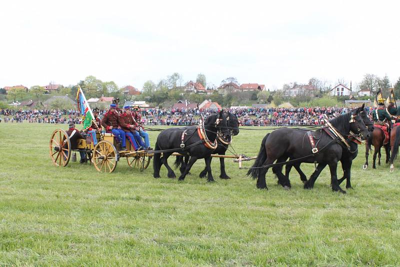 Připomínka 150. výročí bitvy u Mnichova Hradiště.