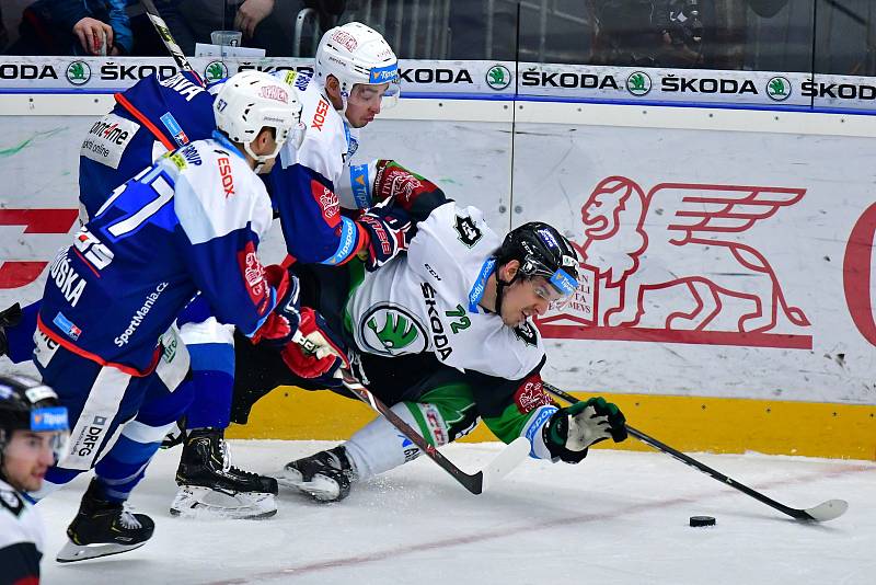 43. kolo hokejové Tipsport extraligy: BK Mladá Boleslav - HC Kometa Brno 1:2 pp.