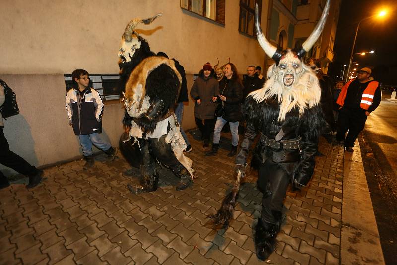 Krampus čerti v Mladé Boleslavi.