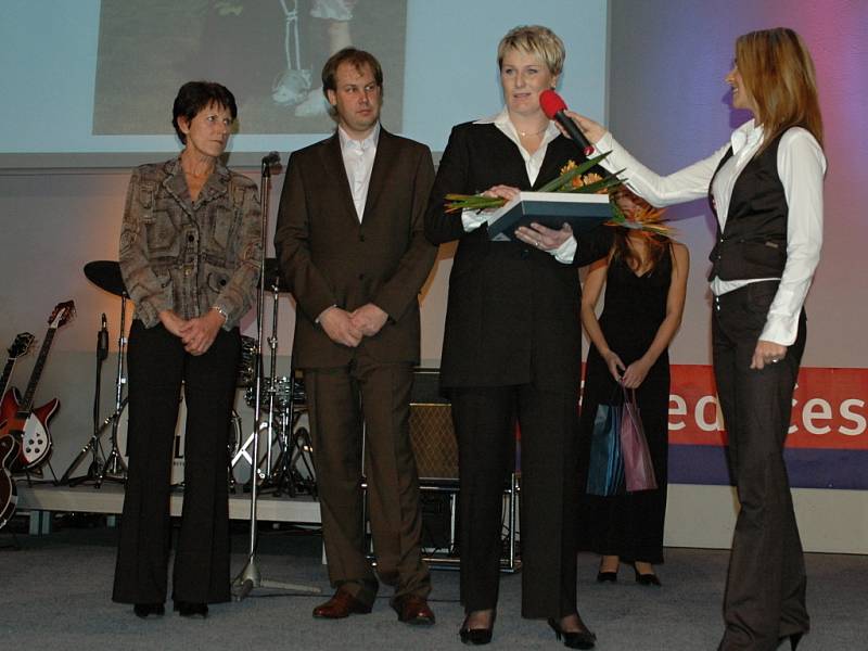 Ze slavnostního vyhlášení ankety Sportovec Středočeského kraje 2008 v Mladé Boleslavi.