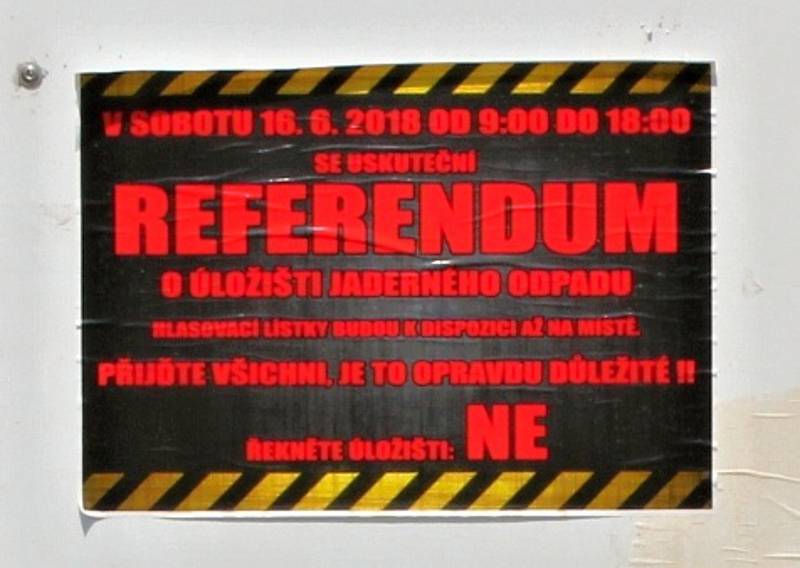 Referendum v Jaroměřicích nad Rokytnou, hlasovací místnost ve Špitálu.