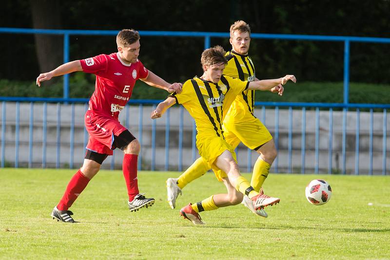 Fotbalisté Třebíče se v posledních týdnech herně trápí.