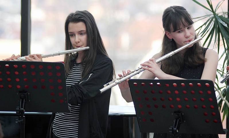 Koncert dechového oddělení Základní umělecké školy v Třebíči