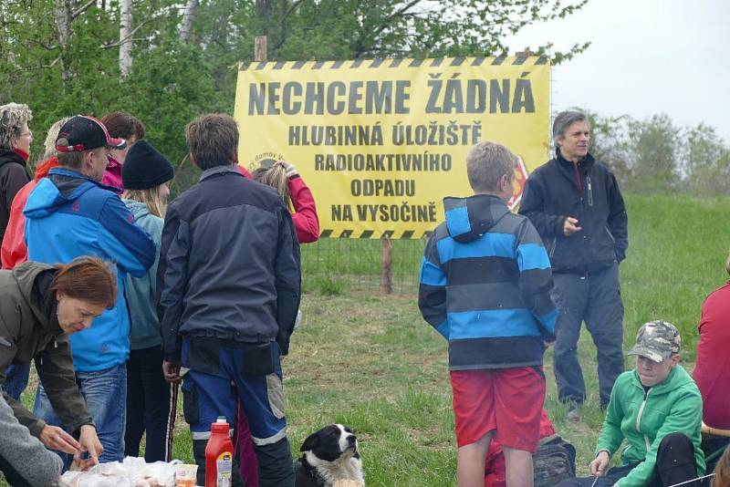 Z happeningu proti hlubinnému úložišti, Budišovsko.