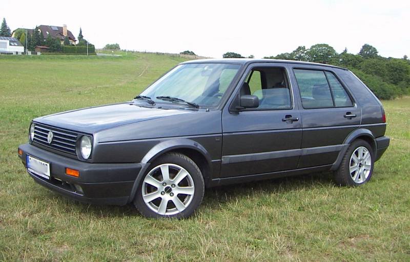 Třebíčský Volkswagen Golf MKII.