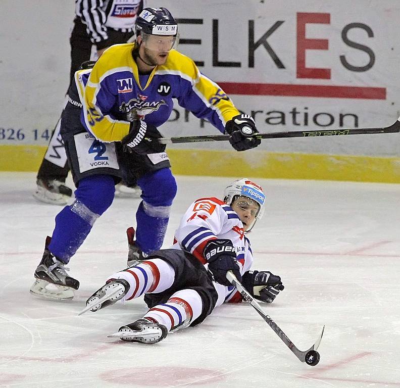 Zápas Ústí nad Labem proti Třebíči.