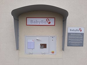 Babybox v třebíčské nemocnici.