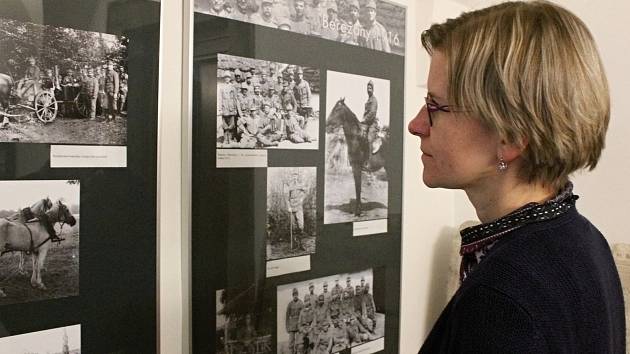 Unikátní fotografie z první světové války jsou poprvé vystavené v Třebíči