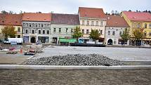 Revitalizace Karlova náměstí. Foto z října 2021.