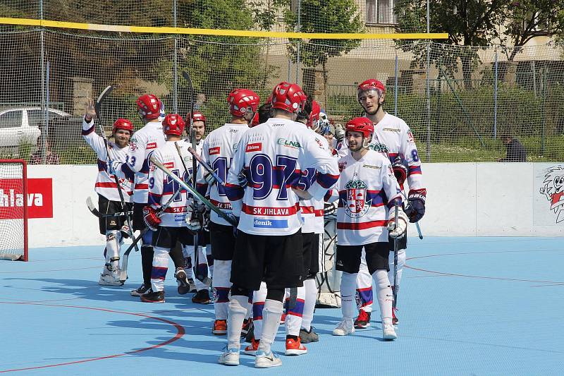 Jihlava si opět po roce zahraje finále play-off Moravské hokejbalové ligy.
