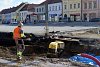 Oprava Karlova náměstí v Třebíči: omezení teď čeká zejména jeho spodní část