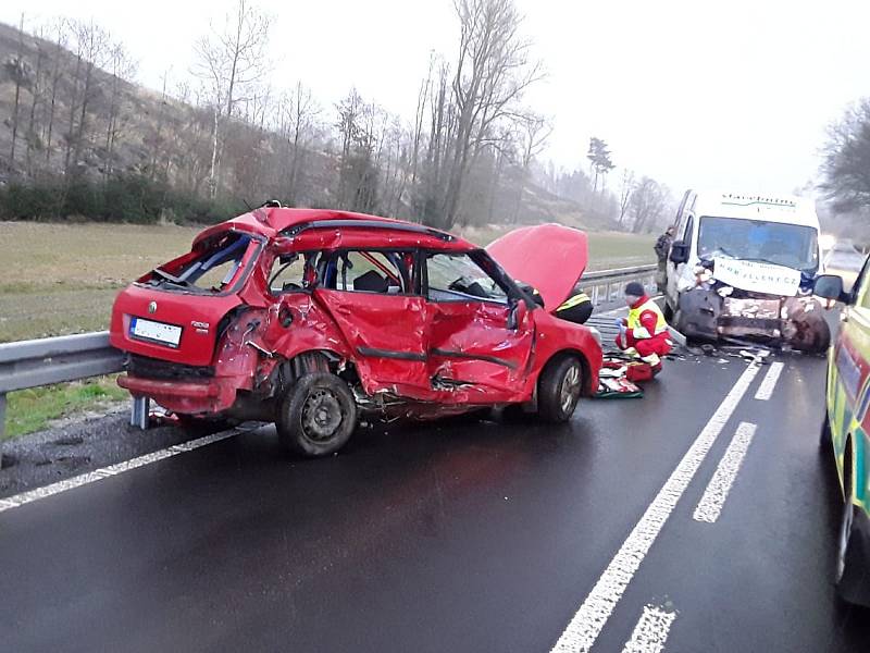Tragická nehoda u Luk nad Jihlavou.