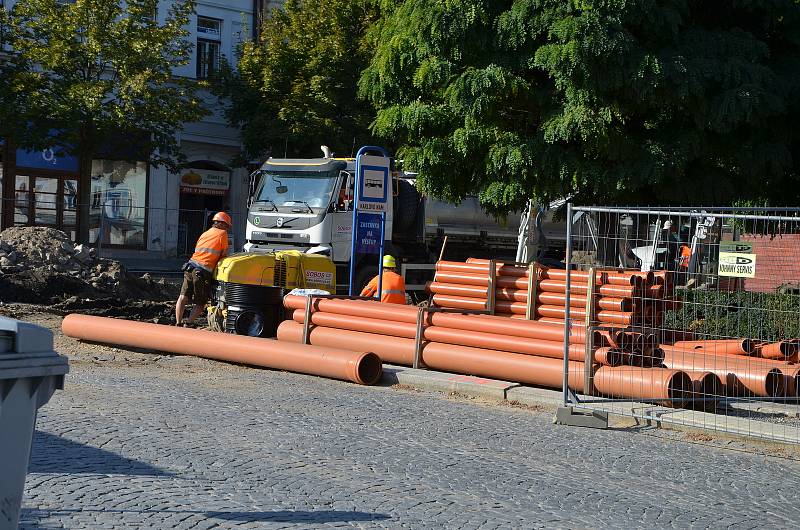 Revitalizace horní strany Karlova náměstí v Třebíči