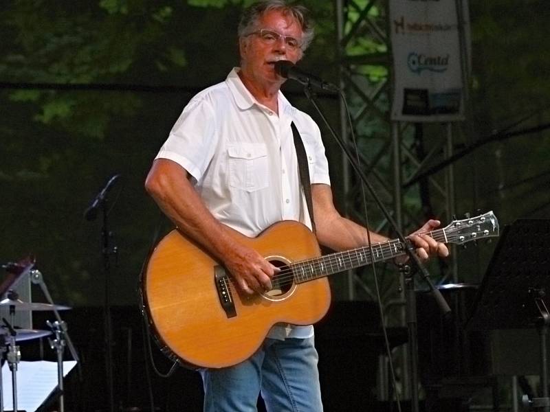 Pavol Hammel na Folkových prázdninách v Náměšti nad Oslavou.