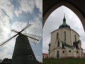Třebíčský větrný mlýn a žďárský poutní kostel mají Zlatou jeřabinu.