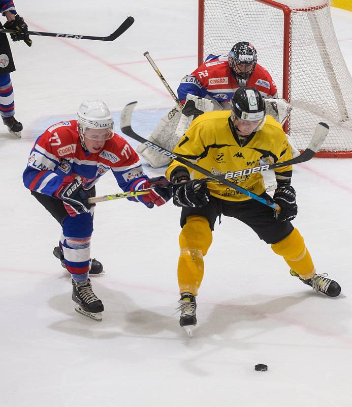 Hokejové utkání mezi MB hokej a HC Chotěboř.
