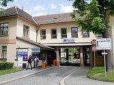 Bývalý, dnes již neexistující, vchod do třebíčské Nemocnice.