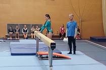 Dorota Malá z přibyslavického oddílu sportovní gymnastiky se předvedla na mistrovství republiky.