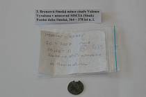 Římská mince z období osídlení Germánů.