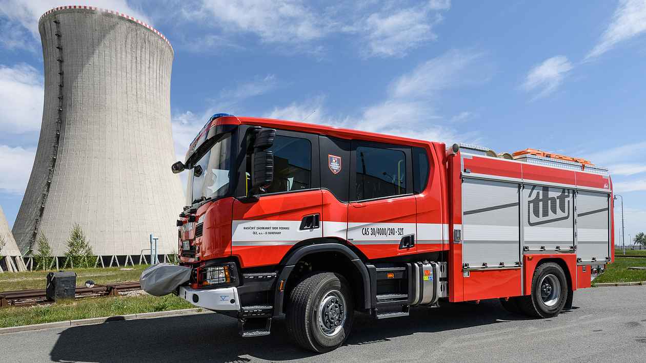 Houkačky v dukovanské elektrárně: požár transformátoru bude pro hasiče cvičením