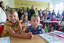 Žáci prvních tříd na ZŠ Bartuškova v Třebíči