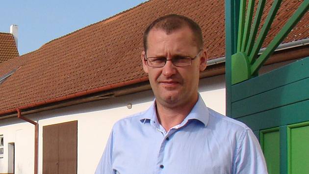 Josef Kolář, podnikatel a starosta Lovčovic. 