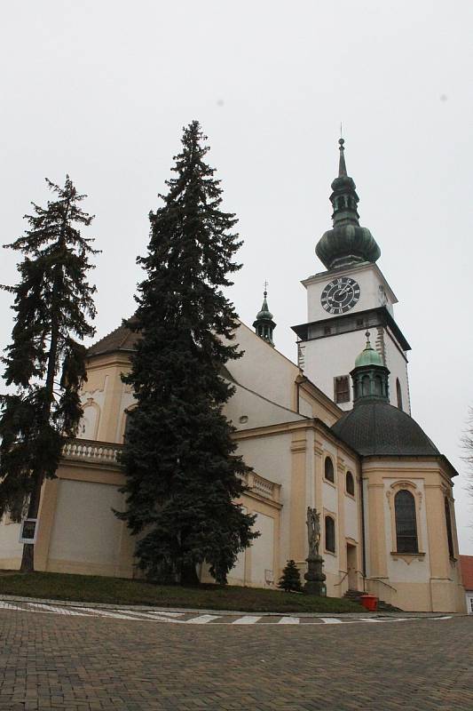 Kostel sv. Martina v Třebíči.