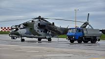 Nová tygří kamufláž vrtulníku Mi - 24/35. Právě 221. tygří letka z Náměště je jako první vrtulníková jednotka a první letka z východního bloku členem prestižní Asociace tygřích letek NATO.