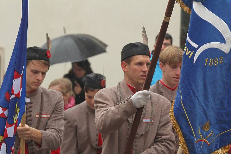 Oslavy stého výročí republiky v Třebíči.