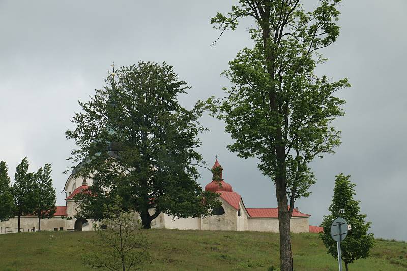 Poutní kostel sv. Jana Nepomuckého na Zelené hoře ve Žďáře nad Sázavou.