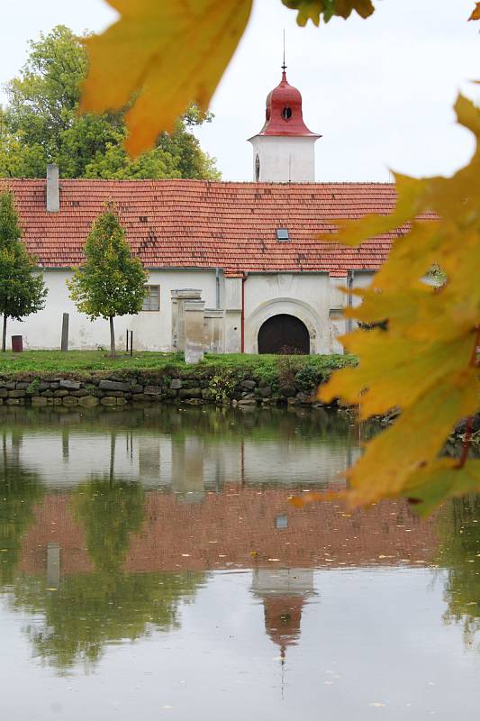 Zámecký park v Budišově.