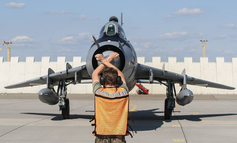 Polské letouny Su-22M3 přiletěly 23. srpna na letiště v Náměšti nad Oslavou. V ČR se zapojí do mezinárodního leteckého cvičení Ample Strike 2017.