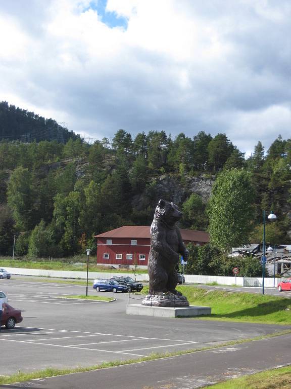 Medvědí park v Norsku.