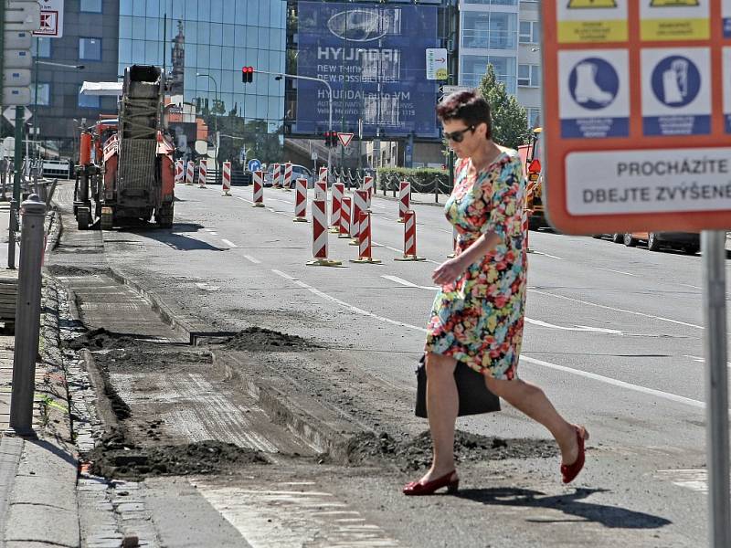 Revitalizace Komenského náměstí v Třebíči.