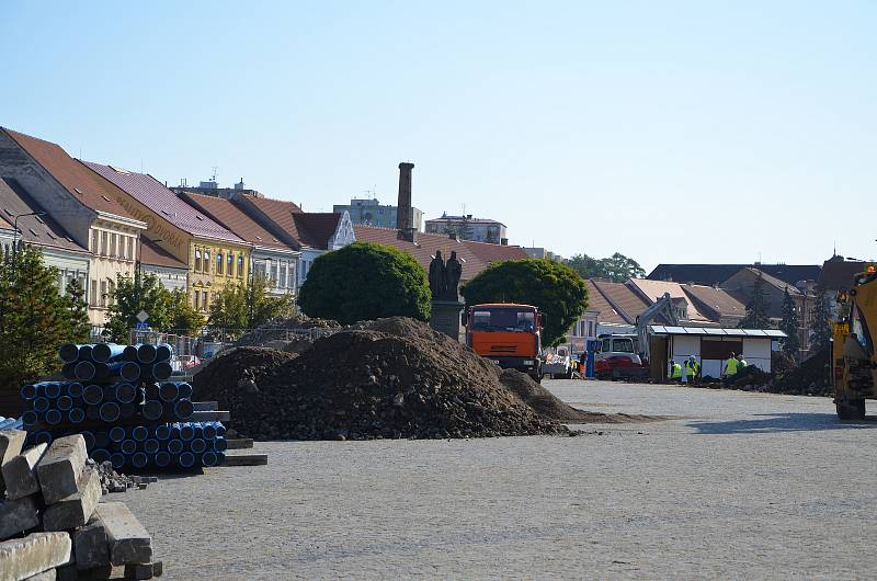 Revitalizace horní strany Karlova náměstí v Třebíči