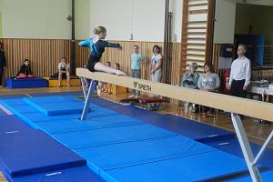 Gymnastické závod Memoriál Jožky Jarešové v Přibyslavicích.