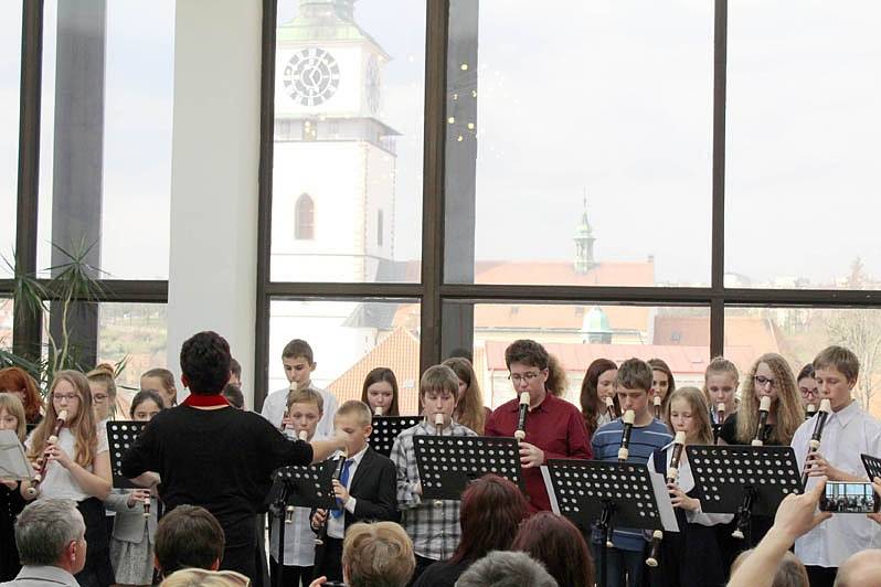 Koncert dechového oddělení Základní umělecké školy v Třebíči