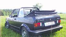 Vůz VW Golf Kabriolet 1988.