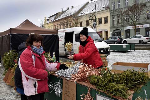 Vánoční trhy na Karlově náměstí v Třebíči. Ilustrační foto. 
