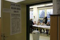 Volební okrsky 16 a 18 se v Třebíči nacházejí v prostorách průmyslovky v Demlově ulici.