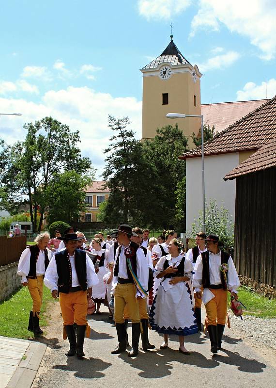 Krojované hody v Martínkově.