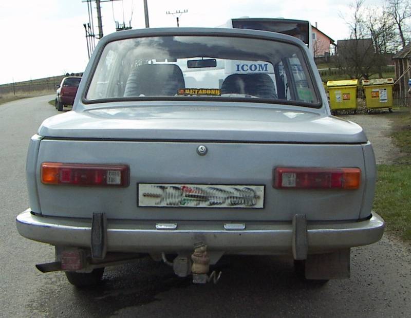 Wartburg 353 z osmdesátých let. Vůz dodnes pečlivě opatruje majitel z Třebíčska.