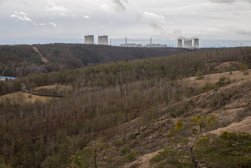 Jaderné elektrárny Dukovany.